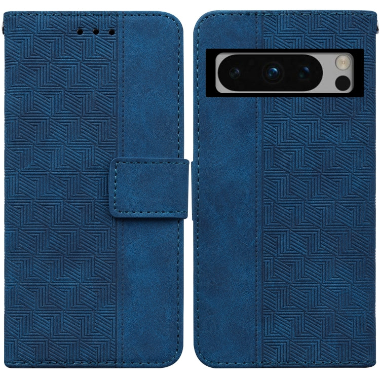 For Google Pixel 8 Pro Geometric Embossed Leather Phone Case
