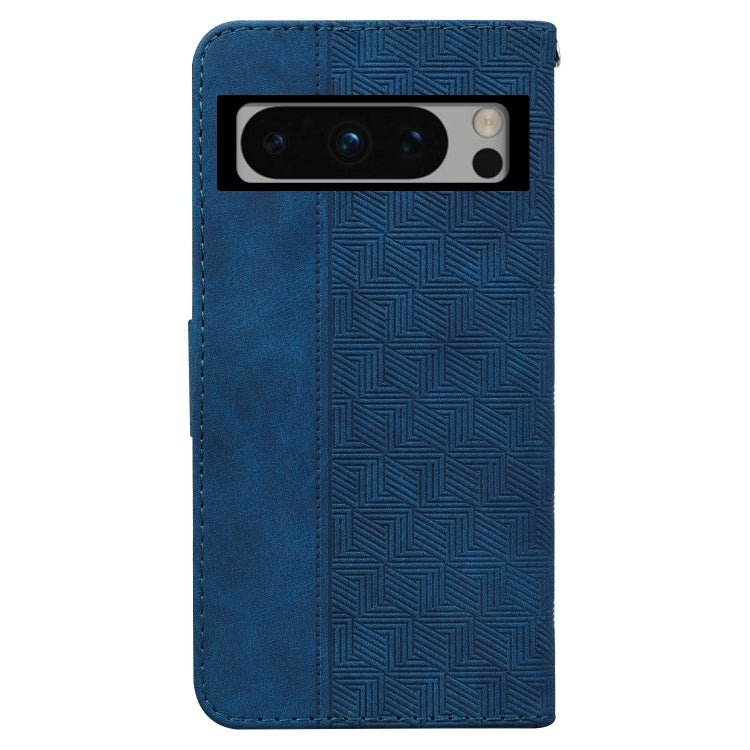 For Google Pixel 8 Pro Geometric Embossed Leather Phone Case