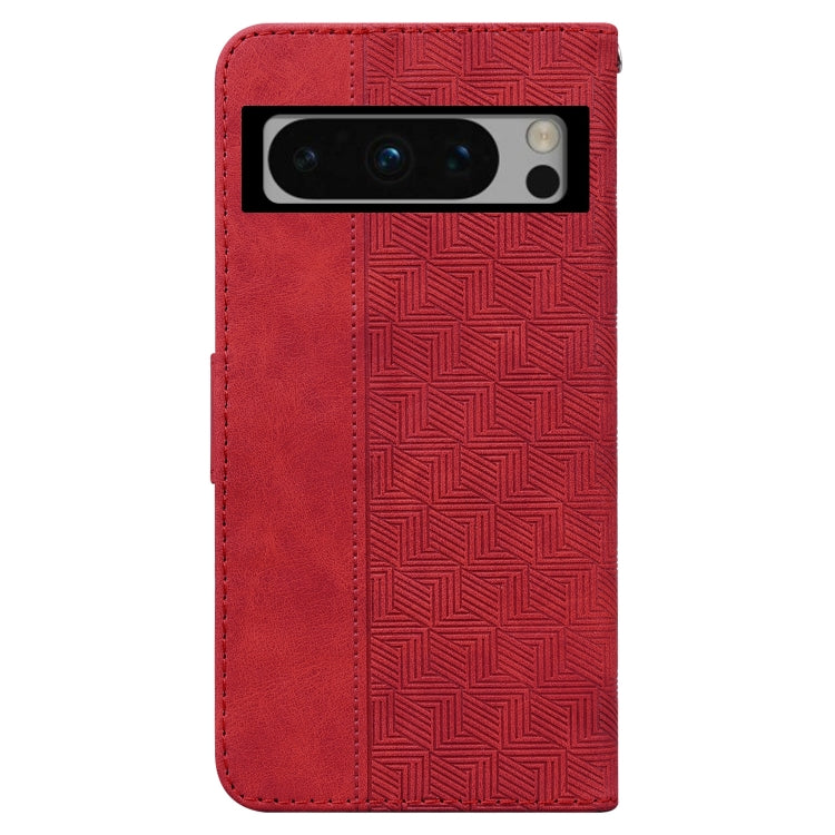 For Google Pixel 8 Pro Geometric Embossed Leather Phone Case