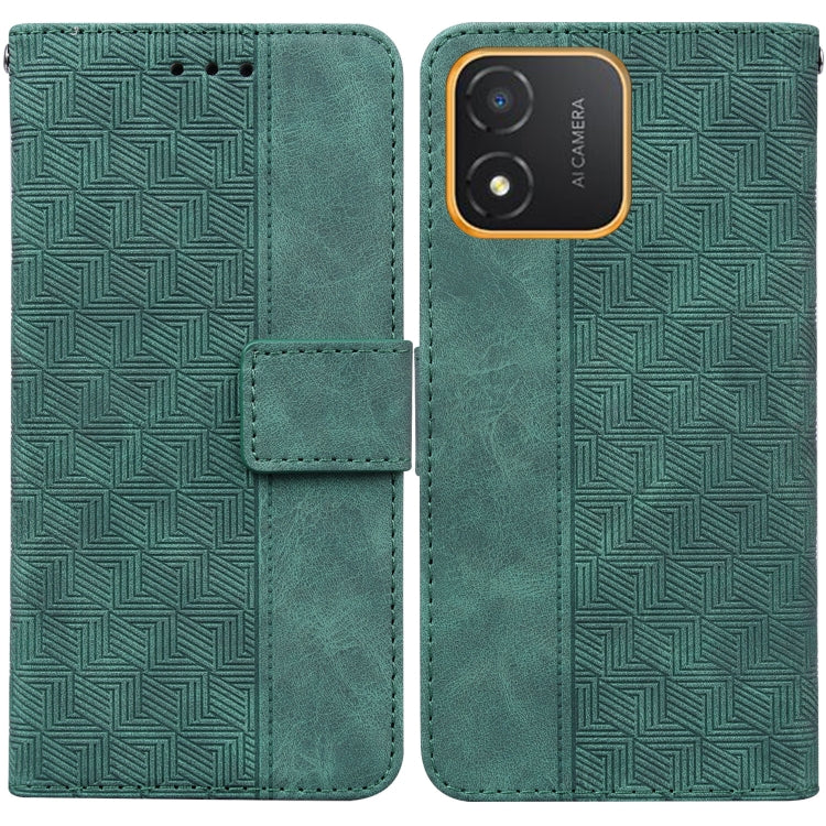 For Honor X5 Geometric Embossed Leather Phone Case