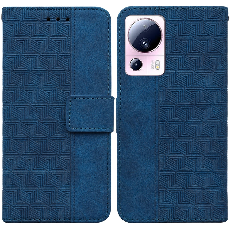 For Xiaomi 13 Lite / Civi 2 Geometric Embossed Leather Phone Case