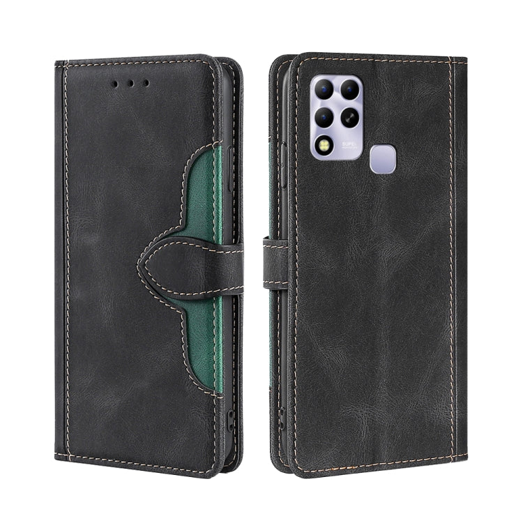 For Infinix Hot 11 Russia Skin Feel Magnetic Buckle Leather Phone Case