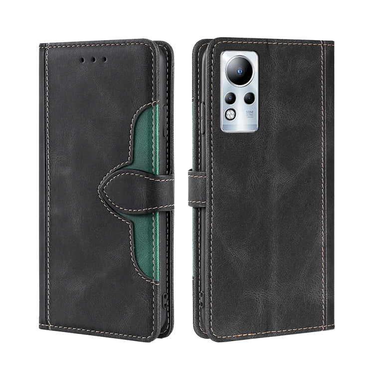 For Infinix Note 11 Skin Feel Magnetic Buckle Leather Phone Case