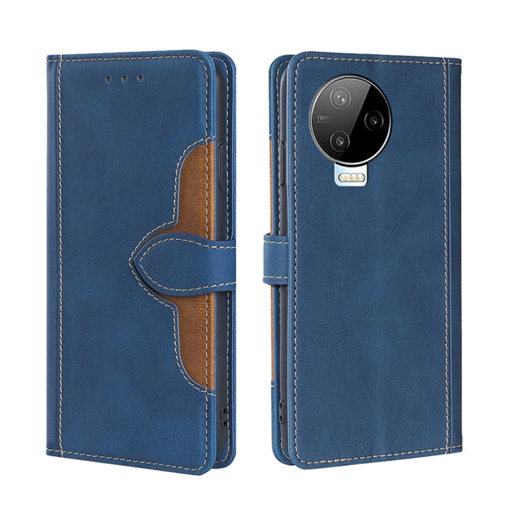 For Infinix Note 12 Pro 4G / Note 12 2023 Skin Feel Magnetic Buckle Leather Phone Case