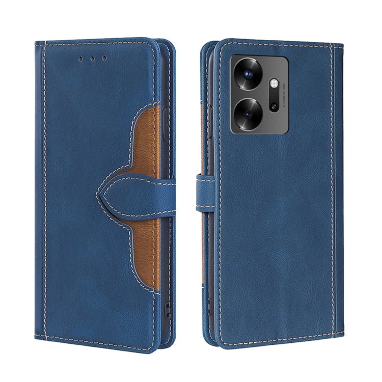 For Infinix Zero 20 Skin Feel Magnetic Buckle Leather Phone Case
