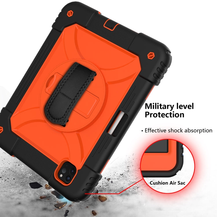 For iPad Pro 11 (2020) Shockproof  PC + Silicone Combination Tablet Case with Holder & Hand Strap & Shoulder strap
