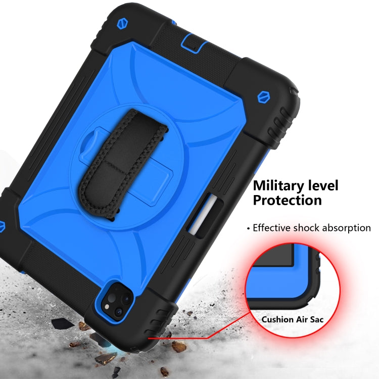 For iPad Pro 11 (2020) Shockproof  PC + Silicone Combination Tablet Case with Holder & Hand Strap & Shoulder strap