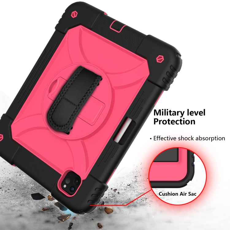 For iPad Pro 11 (2020) Shockproof  PC + Silicone Combination Tablet Case with Holder & Hand Strap & Shoulder strap
