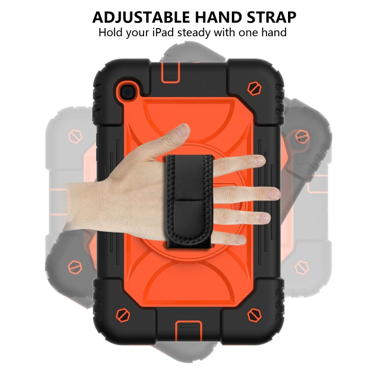For Samsung Galaxy Tab A 8.4 (2020) Shockproof  PC + Silicone Combination Case with Holder & Hand Strap & Shoulder strap