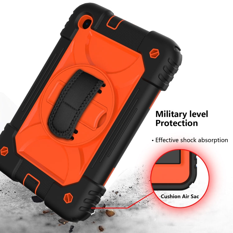 For Samsung Galaxy Tab A 8.4 (2020) Shockproof  PC + Silicone Combination Case with Holder & Hand Strap & Shoulder strap