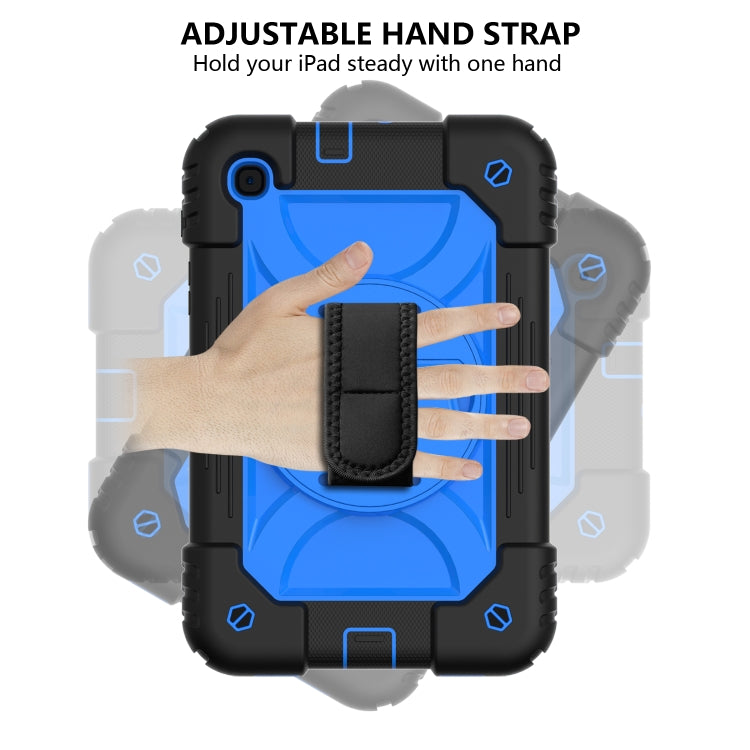 For Samsung Galaxy Tab A 8.4 (2020) Shockproof  PC + Silicone Combination Case with Holder & Hand Strap & Shoulder strap
