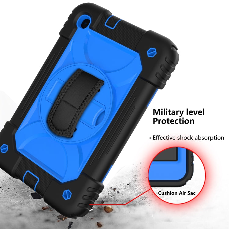 For Samsung Galaxy Tab A 8.4 (2020) Shockproof  PC + Silicone Combination Case with Holder & Hand Strap & Shoulder strap