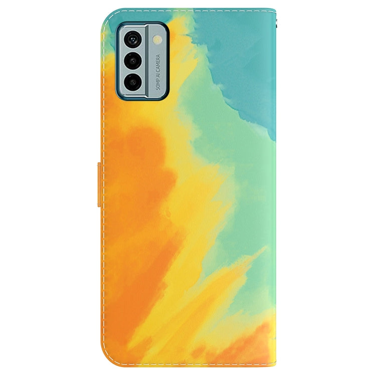 For Nokia G22 Watercolor Pattern Flip Leather Phone Case