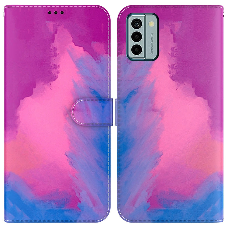 For Nokia G22 Watercolor Pattern Flip Leather Phone Case