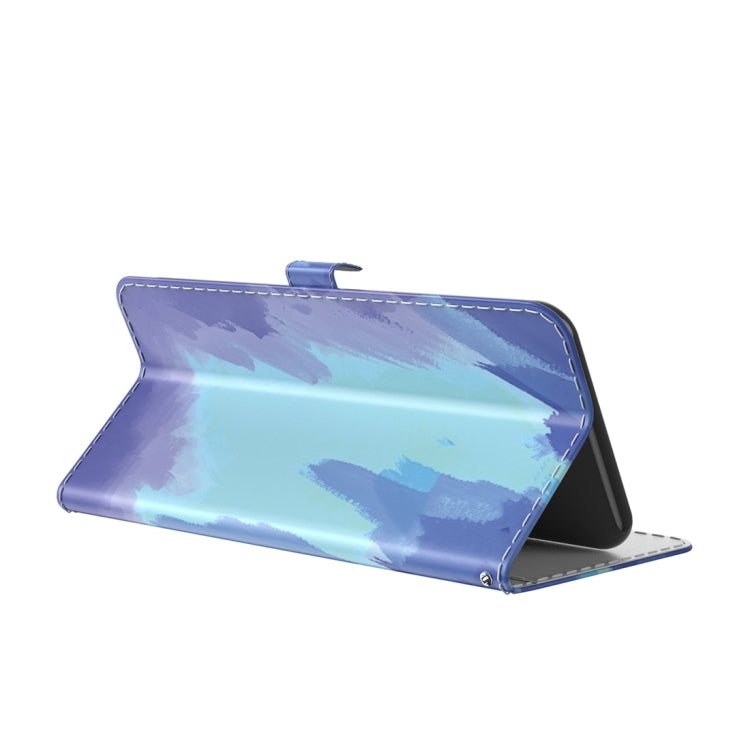 For Samsung Galaxy M14 Watercolor Pattern Flip Leather Phone Case