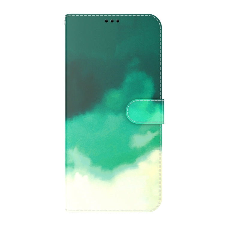For Samsung Galaxy M14 Watercolor Pattern Flip Leather Phone Case
