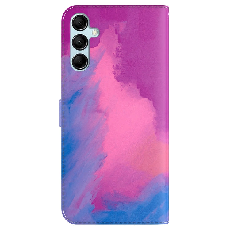 For Samsung Galaxy M14 Watercolor Pattern Flip Leather Phone Case