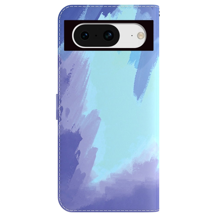 For Google Pixel 8 Watercolor Pattern Flip Leather Phone Case