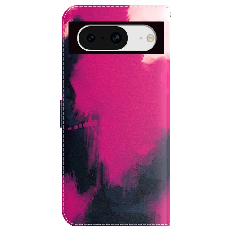 For Google Pixel 8 Watercolor Pattern Flip Leather Phone Case