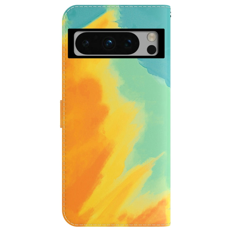 For Google Pixel 8 Pro Watercolor Pattern Flip Leather Phone Case