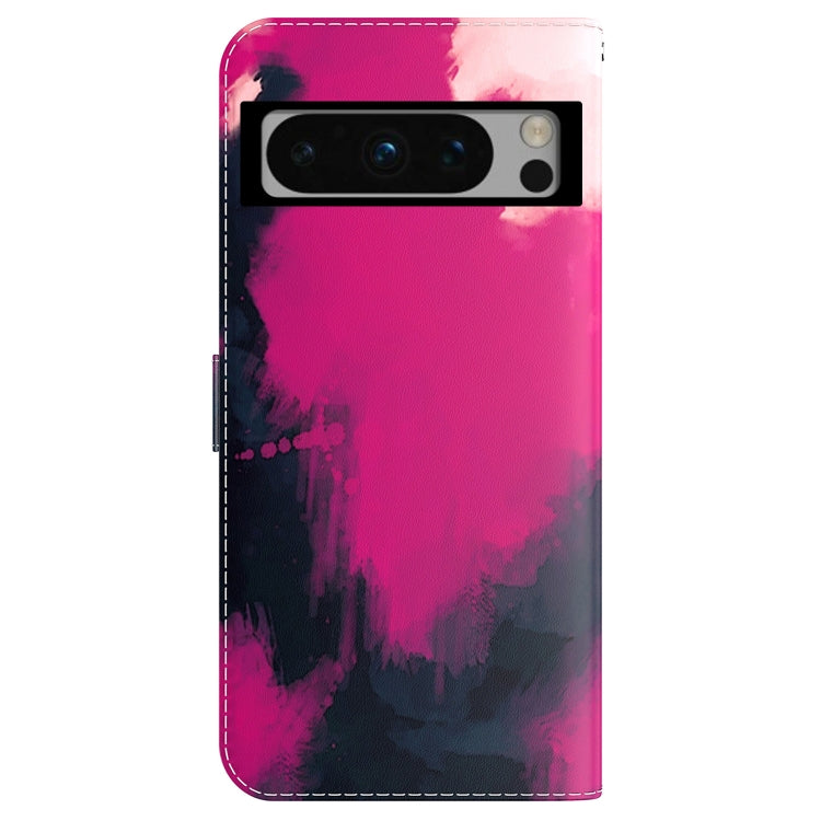 For Google Pixel 8 Pro Watercolor Pattern Flip Leather Phone Case