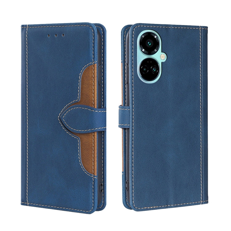 For Tecno Camon 19 / 19 Pro Skin Feel Magnetic Buckle Leather Phone Case