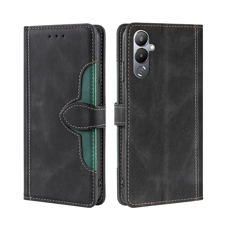 For Tecno Pova 4 Skin Feel Magnetic Buckle Leather Phone Case