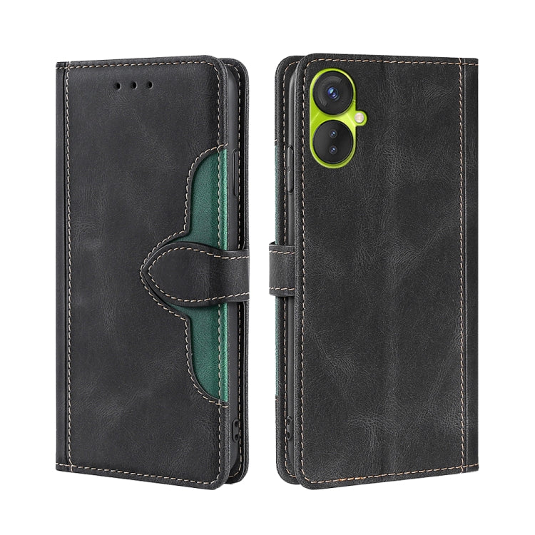 For Tecno Spark 9 Pro Skin Feel Magnetic Buckle Leather Phone Case