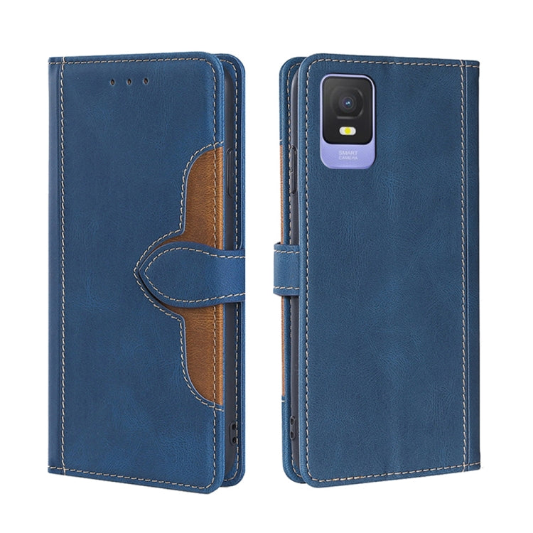 For TCL 403 Skin Feel Magnetic Buckle Leather Phone Case