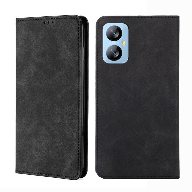 For Blackview A52 Skin Feel Magnetic Horizontal Flip Leather Phone Case