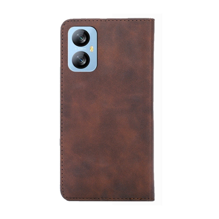 For Blackview A52 Skin Feel Magnetic Horizontal Flip Leather Phone Case