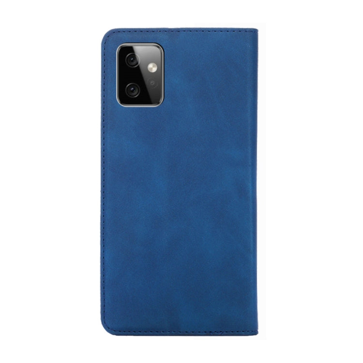 For Motorola Moto G Power 2023 Skin Feel Magnetic Horizontal Flip Leather Phone Case