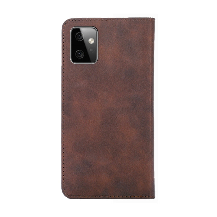 For Motorola Moto G Power 2023 Skin Feel Magnetic Horizontal Flip Leather Phone Case