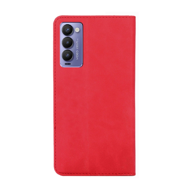For Tecno Camon 18 / 18 P Skin Feel Magnetic Horizontal Flip Leather Phone Case