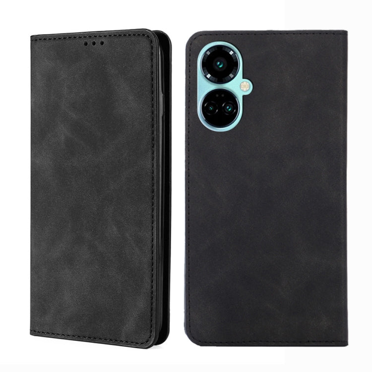 For Tecno Camon 19 / Camon 19 Pro Skin Feel Magnetic Horizontal Flip Leather Phone Case