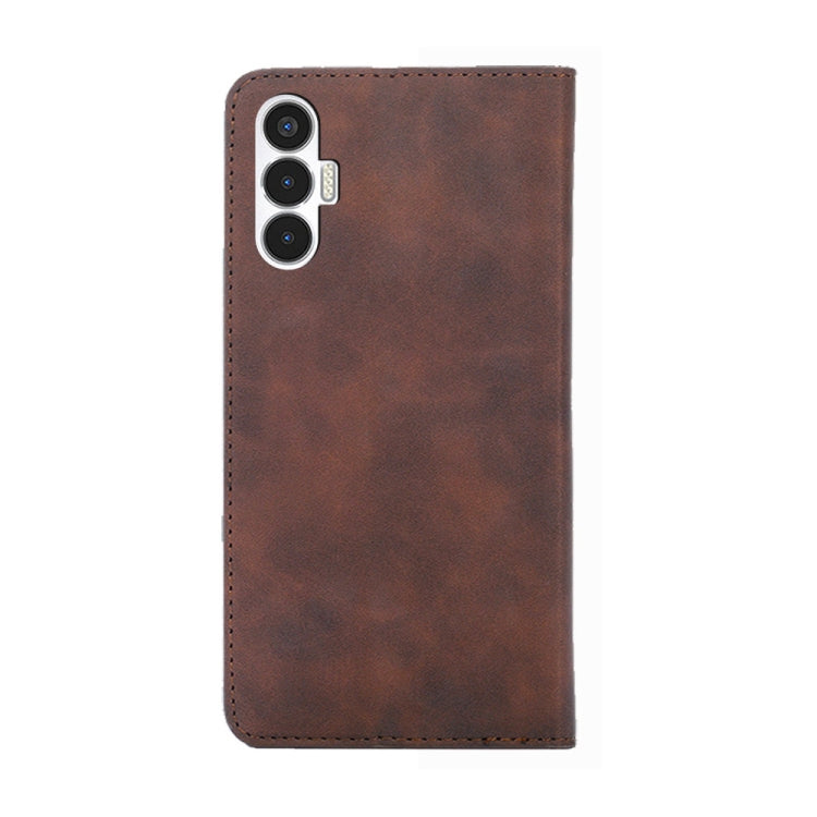 For Tecno Pova 3 Skin Feel Magnetic Horizontal Flip Leather Phone Case