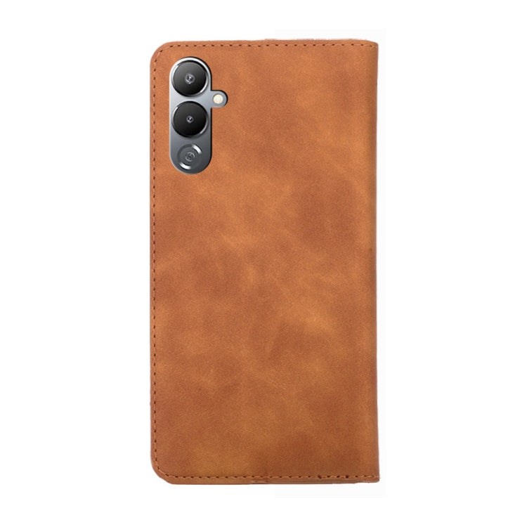 For Tecno Pova 4 Skin Feel Magnetic Horizontal Flip Leather Phone Case