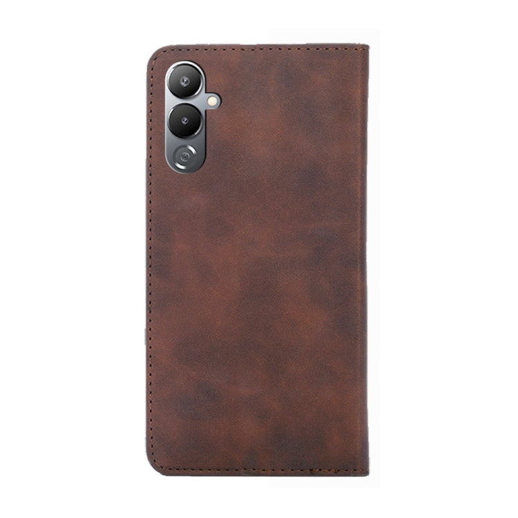 For Tecno Pova 4 Skin Feel Magnetic Horizontal Flip Leather Phone Case
