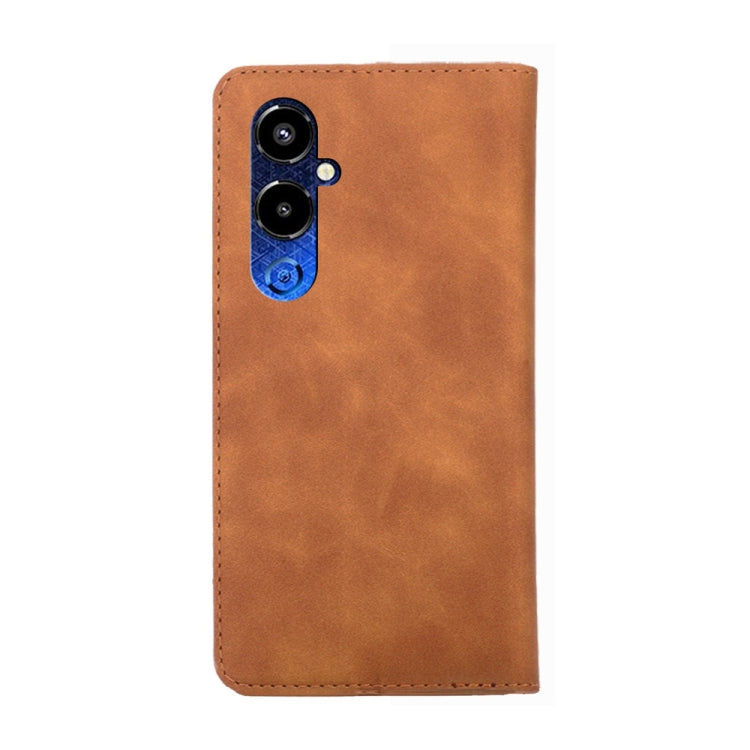 For Tecno Pova 4 Pro Skin Feel Magnetic Horizontal Flip Leather Phone Case