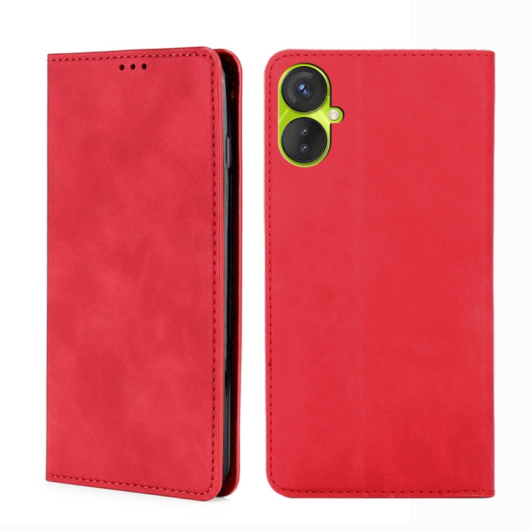 For Tecno Spark 9 Pro Skin Feel Magnetic Horizontal Flip Leather Phone Case