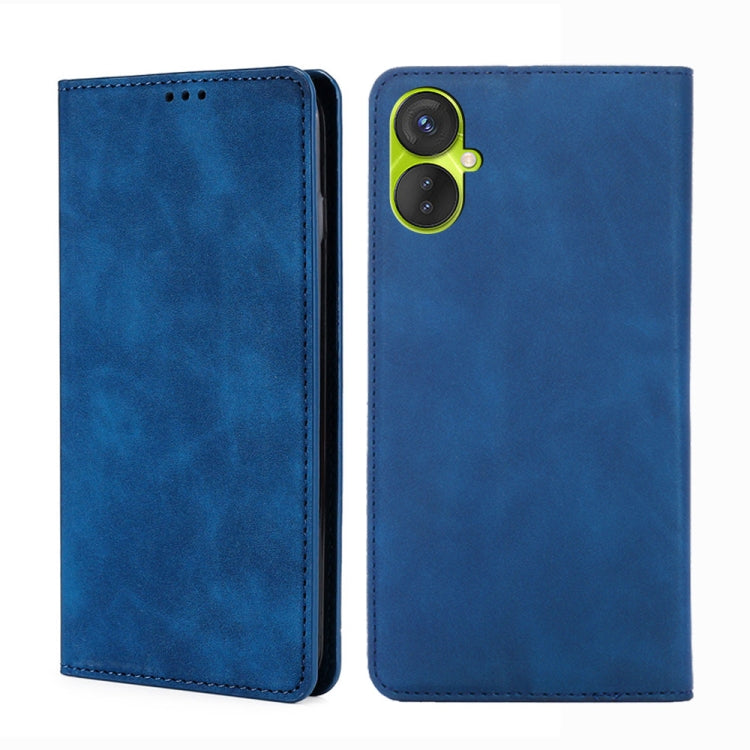 For Tecno Spark 9 Pro Skin Feel Magnetic Horizontal Flip Leather Phone Case