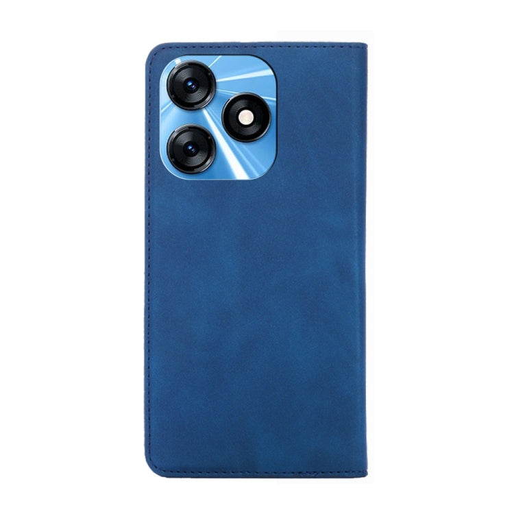 For Tecno Spark 10 4G Skin Feel Magnetic Horizontal Flip Leather Phone Case