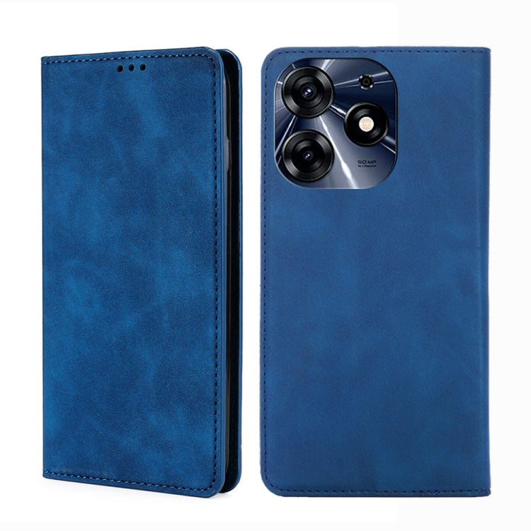 For Tecno Spark 10 Pro Skin Feel Magnetic Horizontal Flip Leather Phone Case