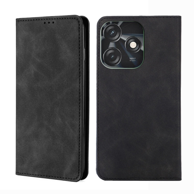 For Tecno Spark 10C Skin Feel Magnetic Horizontal Flip Leather Phone Case