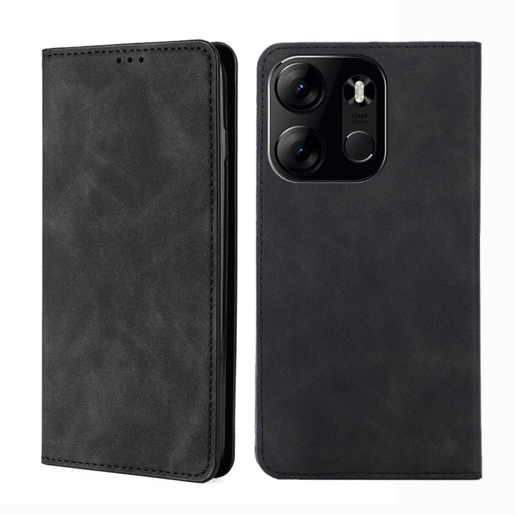 For Tecno Spark Go 2023 / Pop 7 / Pop 7 Pro Skin Feel Magnetic Horizontal Flip Leather Phone Case