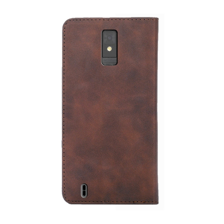 For ZTE Blade A32 Skin Feel Magnetic Horizontal Flip Leather Phone Case