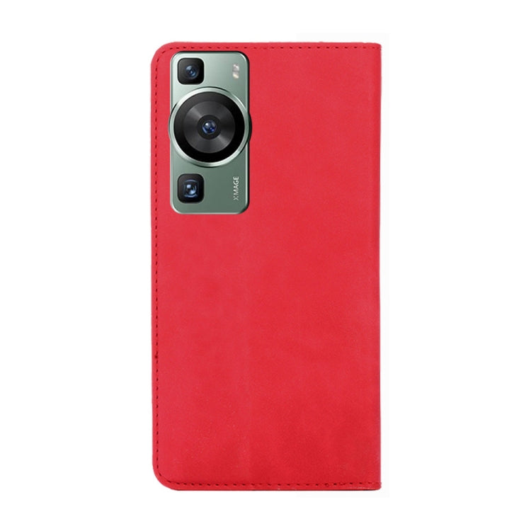 For Huawei P60 / P60 Pro Skin Feel Magnetic Horizontal Flip Leather Phone Case