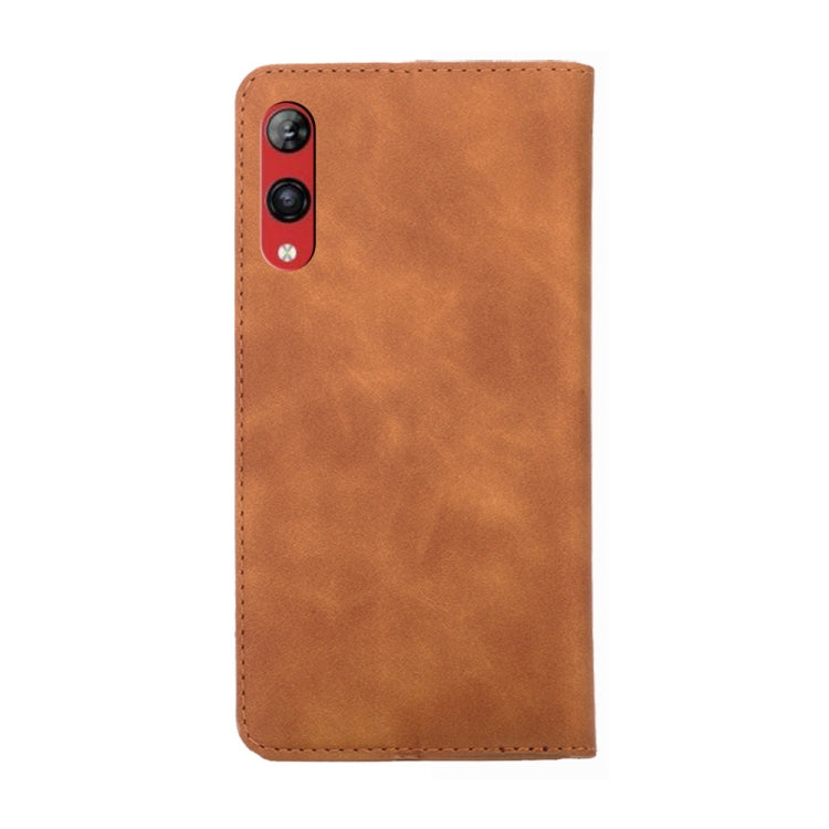 For Rakuten Hand 4G Skin Feel Magnetic Horizontal Flip Leather Phone Case