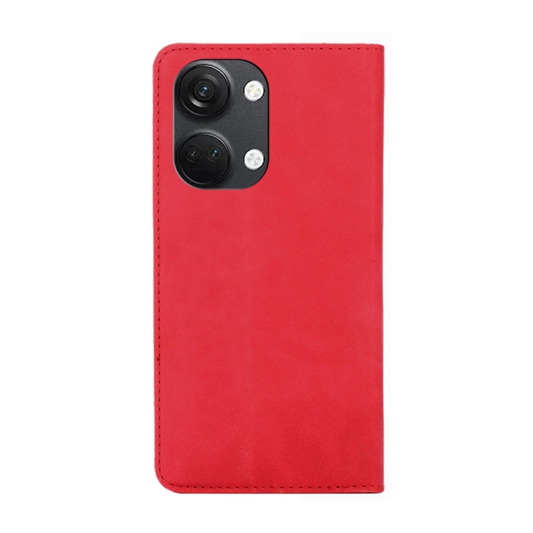 For OnePlus Ace 2V 5G Skin Feel Magnetic Horizontal Flip Leather Phone Case