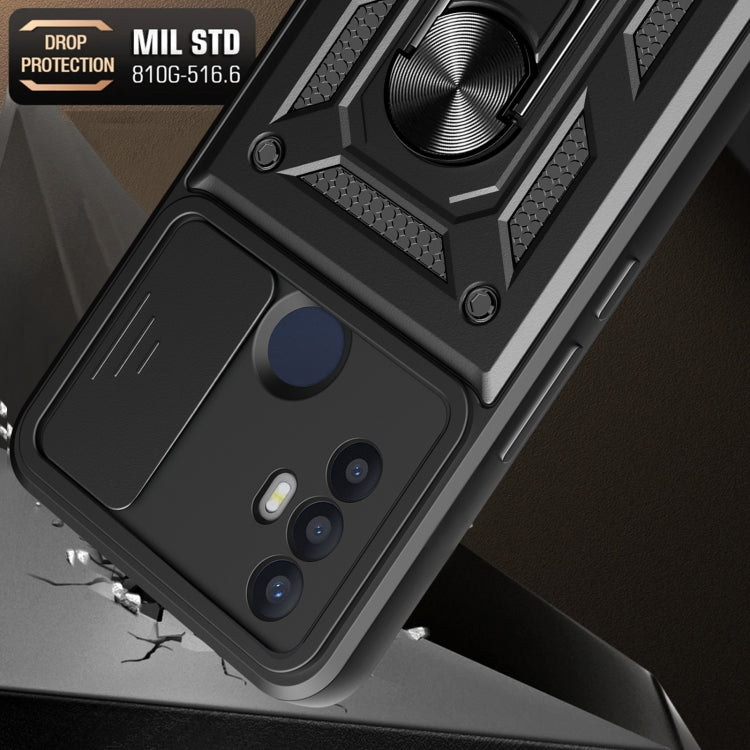 For TCL 30 SE Sliding Camera Cover Design TPU + PC Phone Case